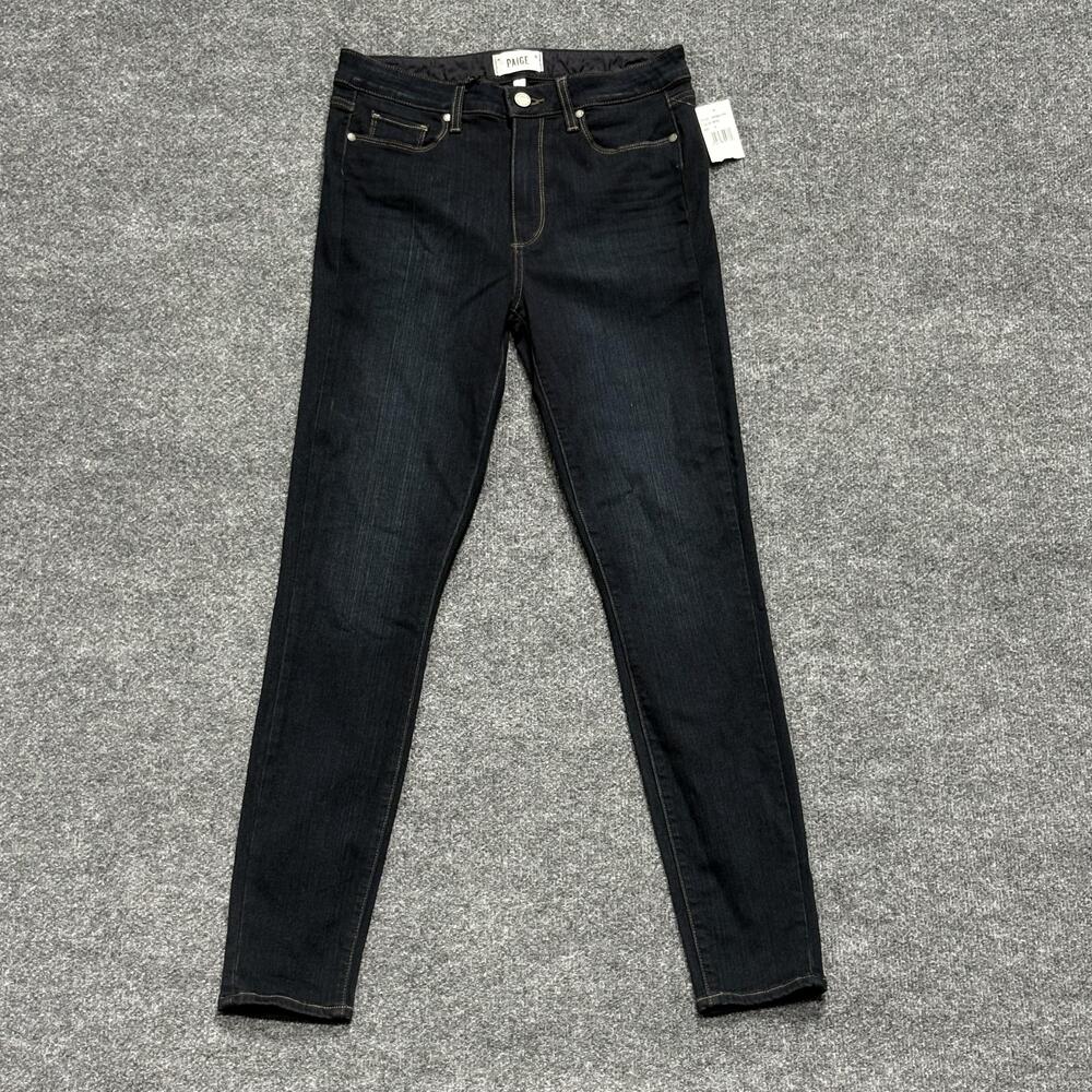 Paige Jeans Womens 30 Dark Wash Hoxton High Rise Ultra Skinny Transcend USA Mona